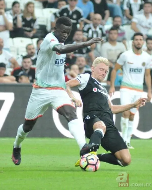 Son şampiyon Beşiktaş, Alanyaspor karşısında gol oldu yağdı! 9
