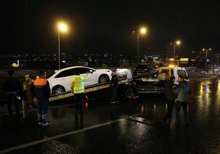 İstanbul’da zincirleme trafik kazası: 11 araç birbirine girdi, 2 yaralı