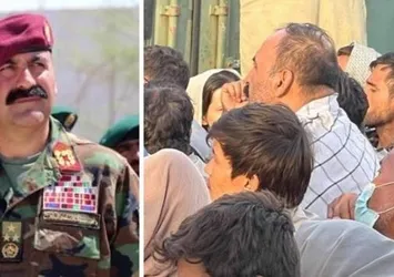 Afganistan'da dünyayı şaşkına çeviren görüntü! Generaldi mülteci oldu