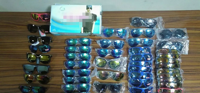 Ağrı'da 37 bin güneş gözlüğü ele geçirildi