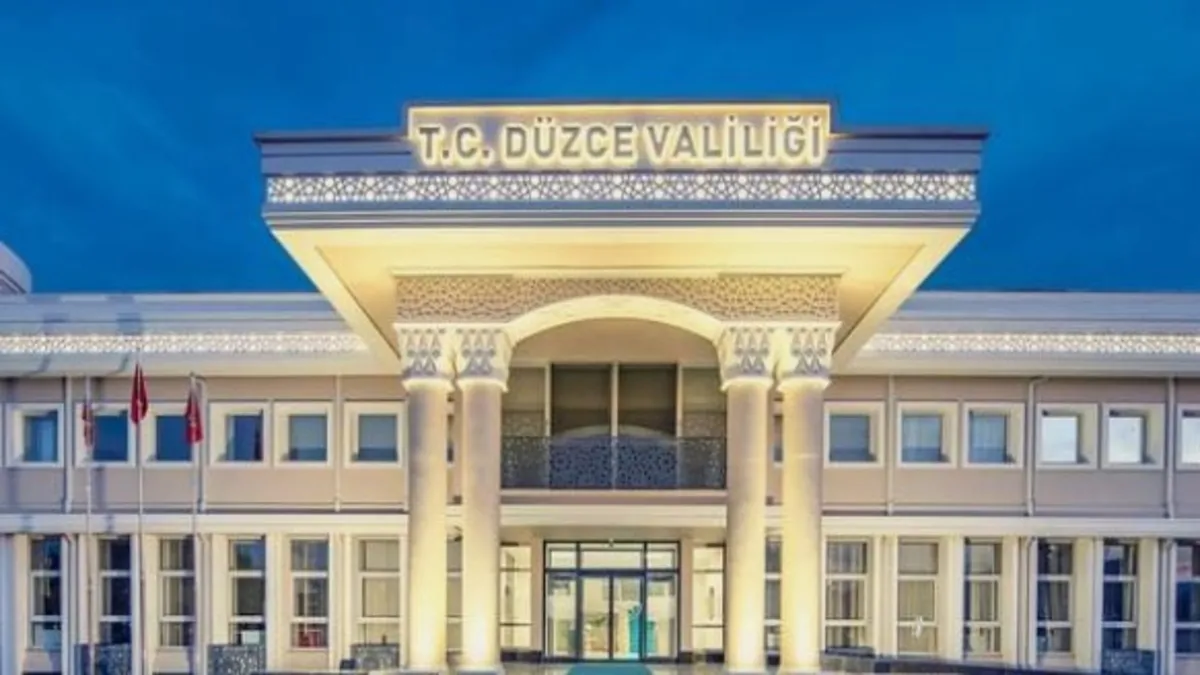 Düzce Valiliğinden taciz iddiasına açıklama! 2 gözaltı var