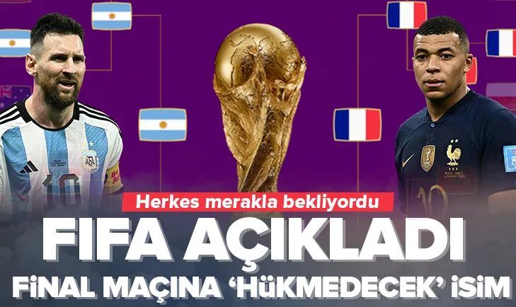 İşte Dünya Kupası final maçının hakemi