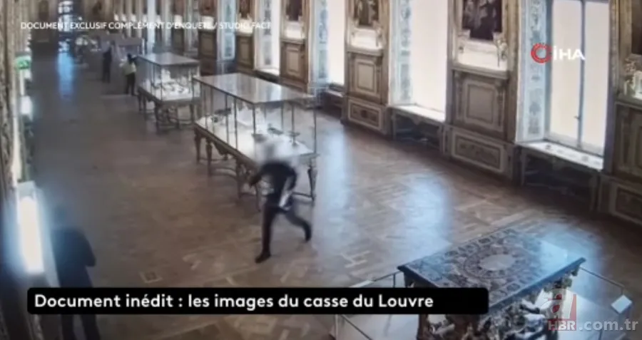 Fransa'da tarihi vurgun! Louvre Müzesi soygununa ait yeni görüntüler ortaya çıktı 7