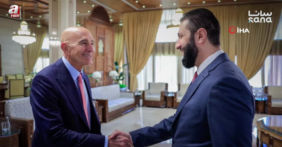 Şara ile ABD temsilcisi Barrack görüştü