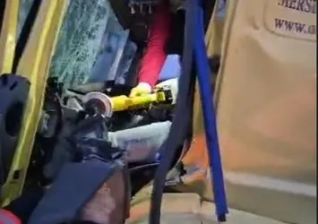 Mersin'de trafik kazası: 1 kişi yaralandı