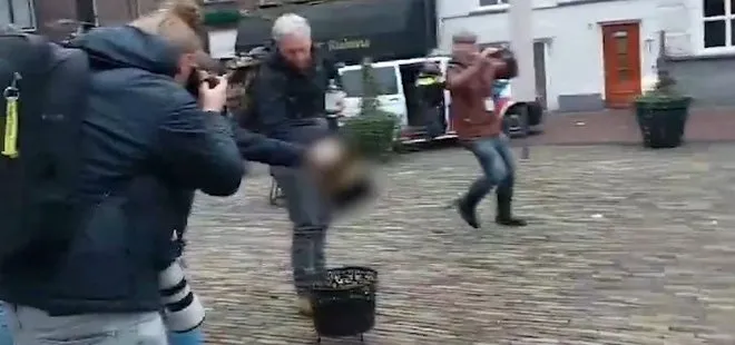 Hollanda’da polisin gözü önünde Kur’an-ı Kerim’e alçak saldırı! Polisler kutsalımızın yakılmasına engel olan Müslümanlara saldırdı