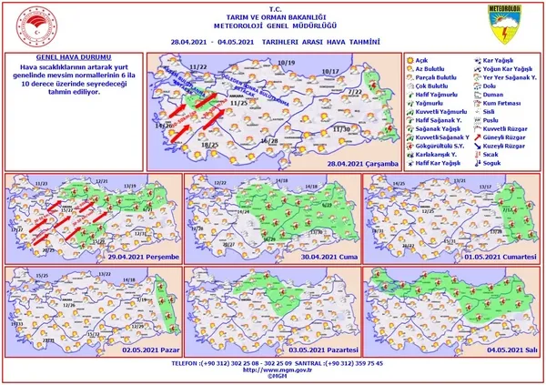 1619551383940.jpg Meteoroloji'den son dakika açıklaması! Üç haftalık tam kapanma öncesi son gün hava nasıl olacak? İstanbul Ankara İzmir'de hava durumu - 2