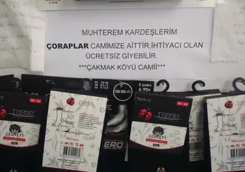 Camide ücretsiz çorap uygulaması