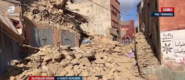 A Haber depremin merkez üssünde! Fas’ta 7 büyüklüğündeki depremde can kaybı artıyor