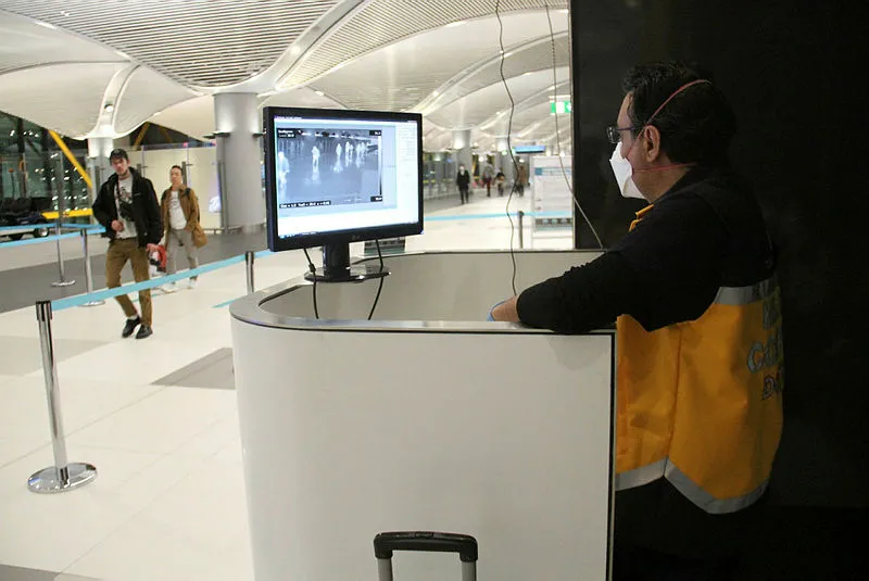 Istanbul Havalimani Nda Koronavirus Nedeniyle Termal Kamera Kontrolu Devam Ediyor