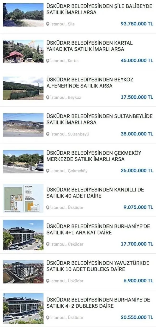 1720095486708.jpeg CHP'den satılık Üsküdar Belediyesi! Milyonluk ev ve arsaları satışa çıkardılar! Paralar nereye gidecek? - 1