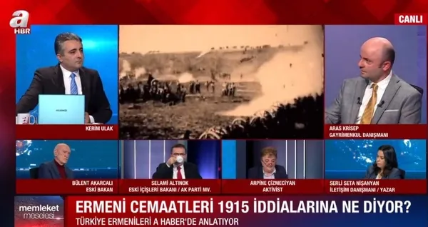 Türkiye Ermenileri A Haber’de soykırım yalanlarına tepki gösterdi! Başkan Erdoğan dış güçlere izin vermez