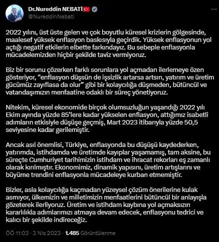 TÜİK enflasyonu açıkladı! Mart 2023 enflasyon verisi ne? Enflasyon aylık ve yıllık güncel oranlar...