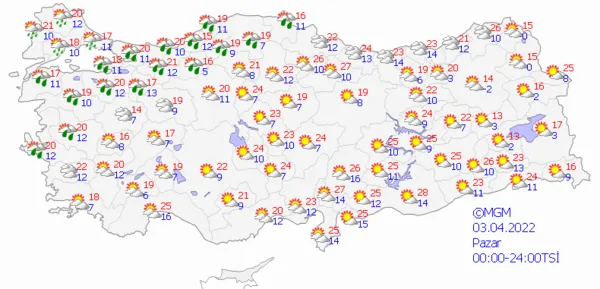 1648654083160.png Kuvvetli sağanak yağış geliyor! Yurt genelinde etkili olacak! Meteoroloji'den çok sayıda ile son dakika uyarısı İstanbul Ankara İzmir hava durumu... - 9