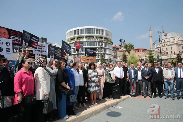 CHP’nin ırkçı Bolu Belediye Başkanı Tanju Özcan’ın ahlaksız sözlerine büyük tepki! Kadınlar pankartlarla sokağa döküldü