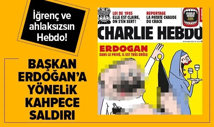 İğrenç ve ahlaksızsın Charlie Hebdo!