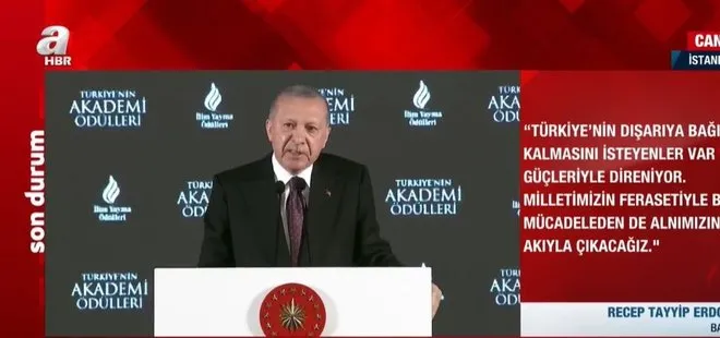 Başkan Recep Tayyip Erdoğan’dan faiz mesajı