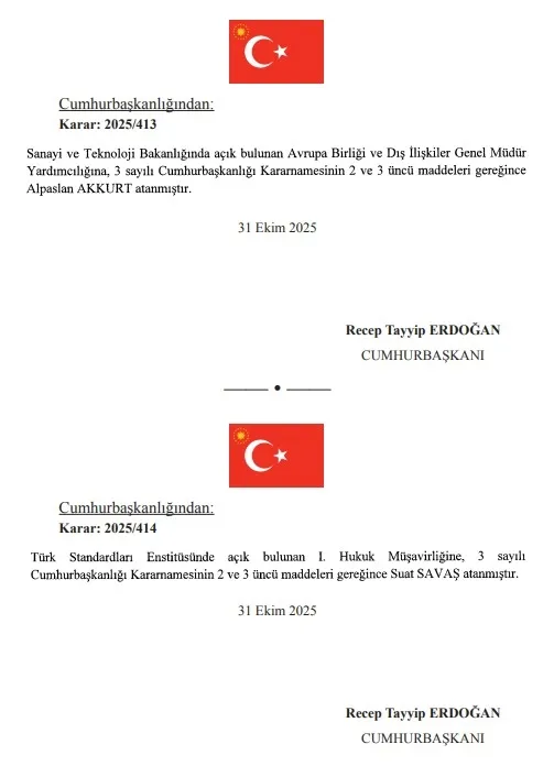 bakanlik-ve-kamu-kurumlarinda-atama-kararlari-resmi-gazetede-1761952999050.jpg Foto: Resmi Gazete - Ekran Görüntüsü