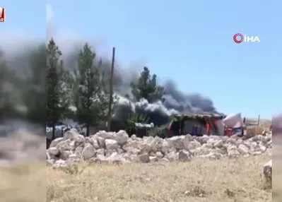 Kurtalan’da köy evinde yangın çıktı