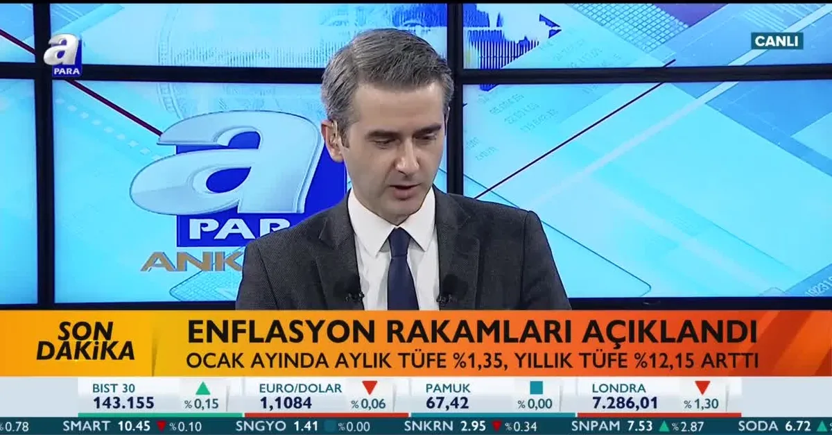 Enflasyon rakamları açıklandı