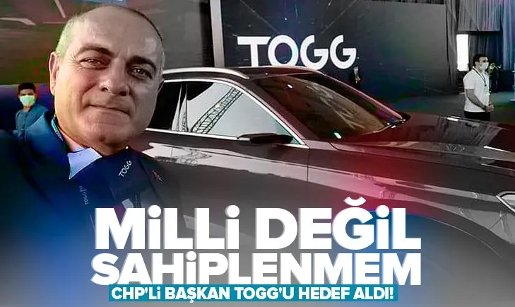 CHP’li başkan Mehmet Uğur Sertaslan’dan yerli otomobil TOGG için tepki çeken sözler: TOGG milli bir proje değil! Ben sahiplenmem