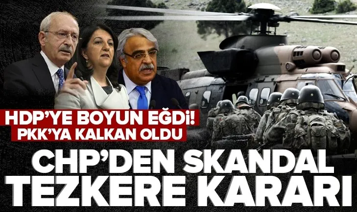 CHP’den Suriye ve Irak tezkeresine ret