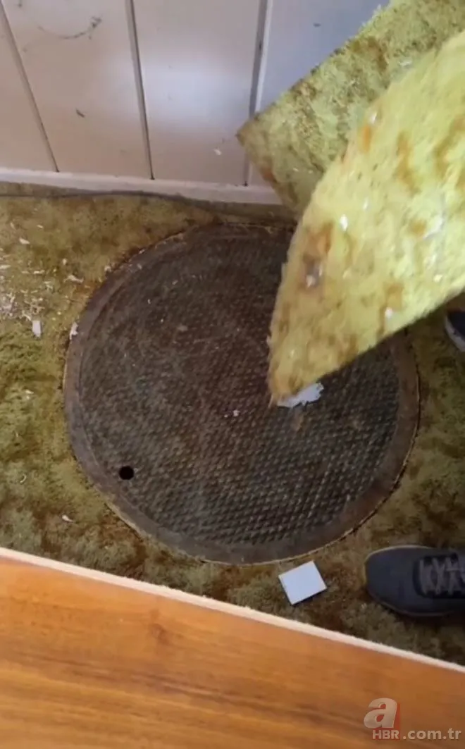 Evinin ortasında rögar kapağı buldu! Bakın nereye çıktı 2