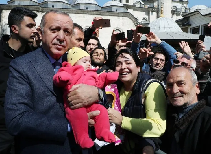 Başkan Erdoğan'a vatandaşlardan sevgi seli!