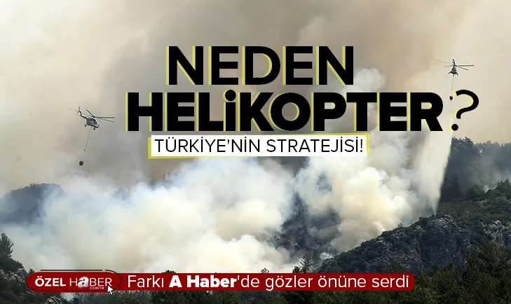 Orman yangınlarıyla nasıl mücadele ediliyor? Helikopter mi uçak mı?