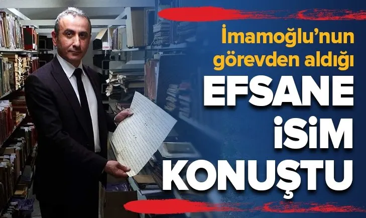 İmamoğlu'nun görevden aldığı Ramazan Minder konuştu: CHP'li arkadaşlarım bile ağladı