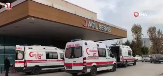 Bursa'da devrilen tırın sürücüsü yaralandı