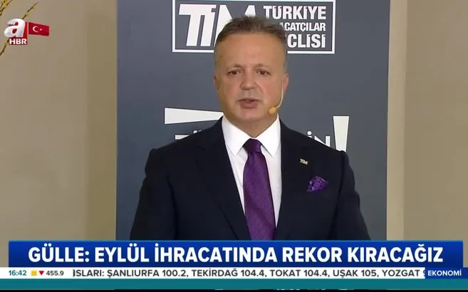 TİM Başkanı İsmail Gülle: Eylül ihracatında rekor kıracağız