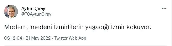 Fatih Portakal’dan Tunç Soyer’e İzmir’deki kötü koku için sert tepki: Bir unvanı hak etmek gerekiyor