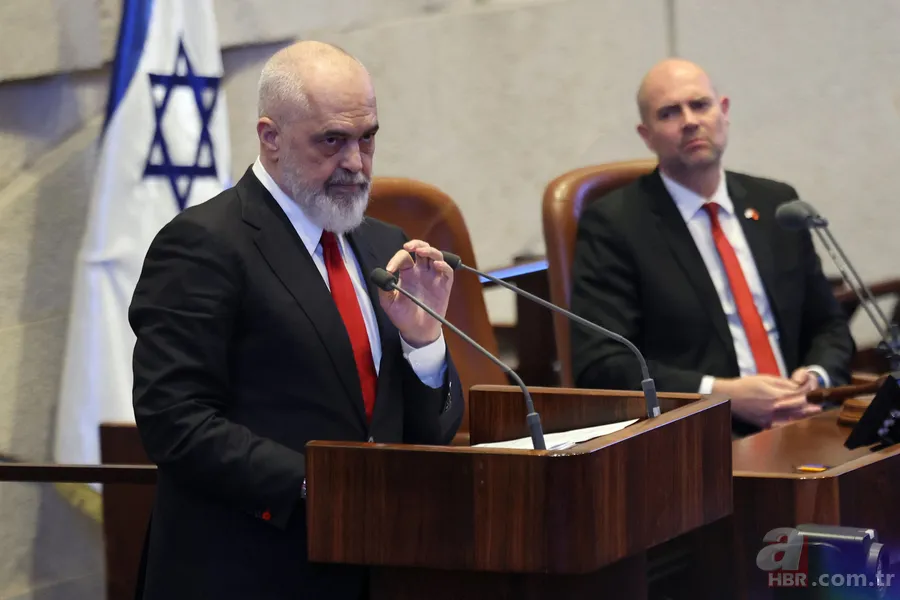 Arnavutluk Başbakanı Edi Rama İsrail'de: Katil Netanyahu'yu öve öve bitiremedi! İstikrar Gücü için Türkiye'yi işaret etti 4