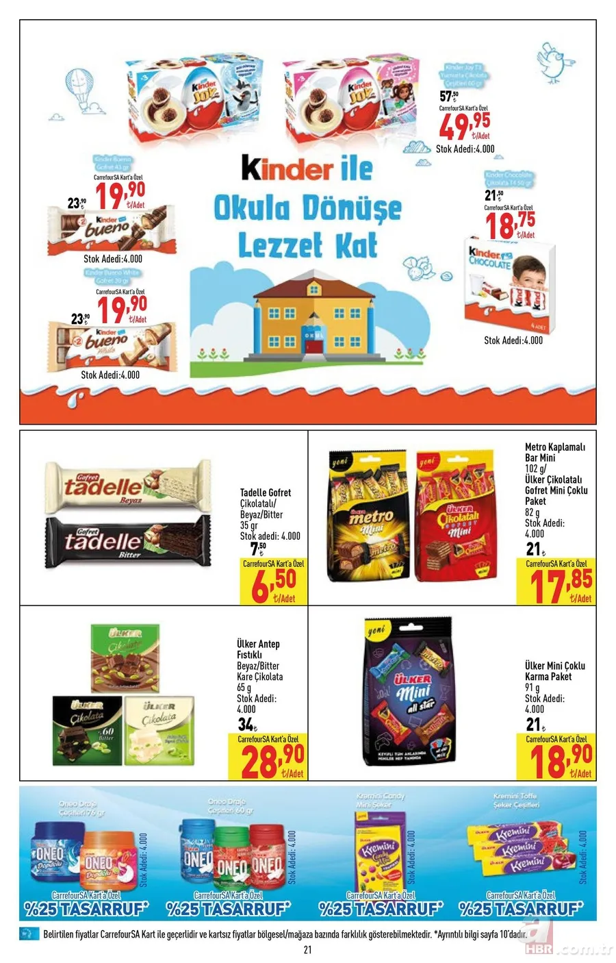 CarrefourSA Sıvı Yağ 155 TL’den, 40’lı Tuvalet Kağıdı 169 TL’den ve Dana Kıyma 289,90 TL’den satışa sunuyor! İşte 28 Eylül CarrefourSa indirim listesi 17