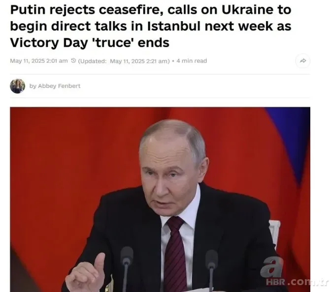 Putin’in İstanbul çağrısı dünya basınında: Müzakere önerisi manşetlerde 6