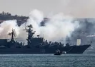Rusya: Moskova kruvazörü battı