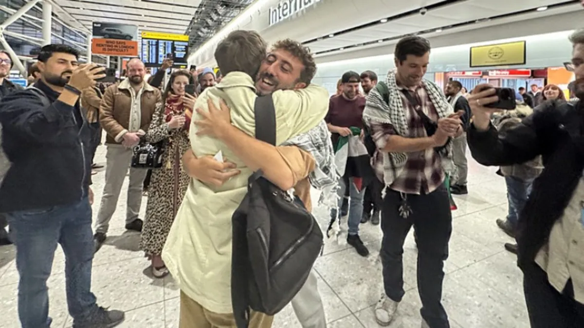 Sumud Filosu'nda esir alınan 4 İngiliz ülkelerine döndü