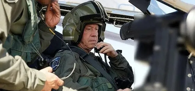 Hem vurdular hem de izlediler: İşgalci İsrail Savunma Bakanı, Gazze’ye bombardımanı helikopterden seyretti