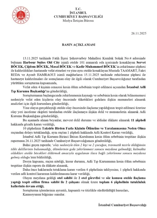 Fatih’teki ilaçlama faciasında gelişme! Böcek ailesinin ölüm nedeni belli oldu: Böcek ilacı zehirlenmesi