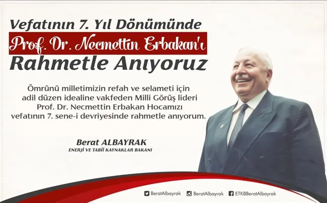 Bakan Albayrak'tan Erbakan mesajı - 1