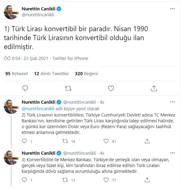 CHP’nin rezerv yalanlarını tek tek çürüttü! Nurettin Canikli Merkez Bankası’ndaki döviz işleyişini böyle anlattı