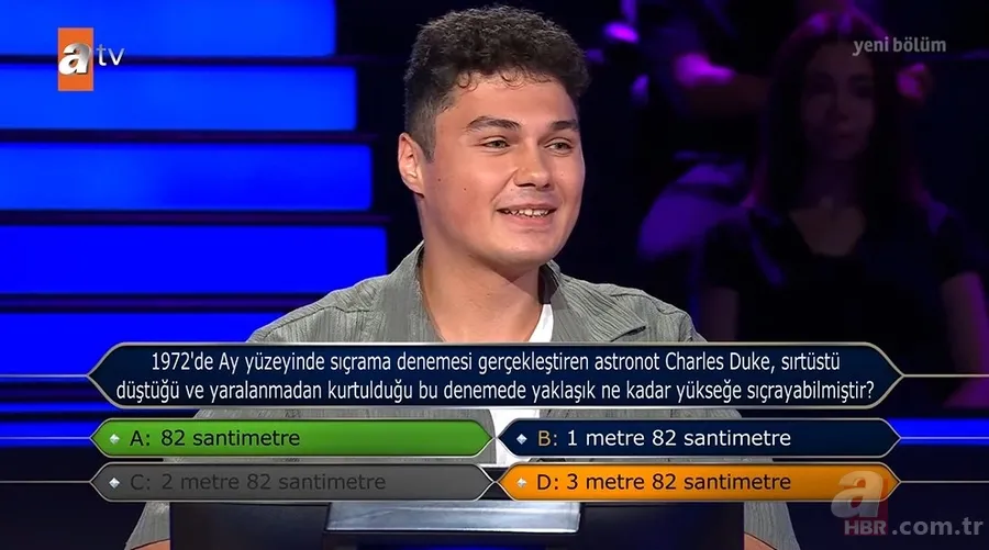 Milyoner’de heyecan dorukta! Tek seferde ne kadar yukarı sıçrarsın? 11