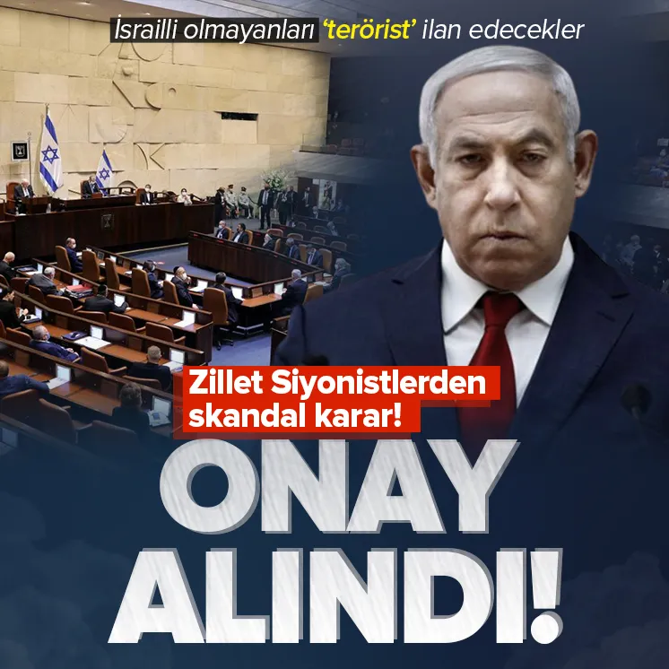 İşgalcilerden skandal yasa onayı!