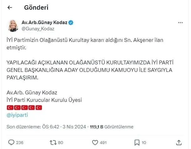 iyi-partinin-olaganustu-kongre-tarihi-netlesti-1712320673173.jpeg İYİ Parti'nin Olağanüstü Kongre tarihi netleşti! Meral Akşener aday olacak mı? 2 rakip birden... - 2
