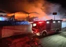 Saman depolarında yangın!