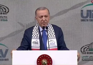 Başkan Erdoğan’dan Gazze konusunda tarihi sözler: Erdoğan’ın kalbine de kavline de zincir vuramazsınız