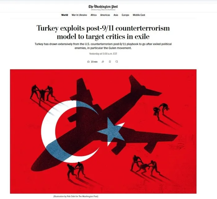 ABD merkezli The Washington Post, Türkiye'nin terörle mücadelesini hedef aldı, MİT'e çirkin iftiralar attı