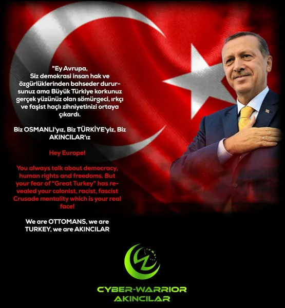 Türk hacker grubu Akıncılar'dan Hollanda'ya siber saldırı - 1