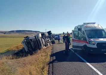 Ağrı'da trafik kazası: 1 kişi yaralandı